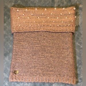 Betsey Johnson Chunky Knit Cowl Neck Infinity Scarf